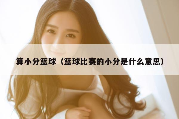 算小分篮球（篮球比赛的小分是什么意思）